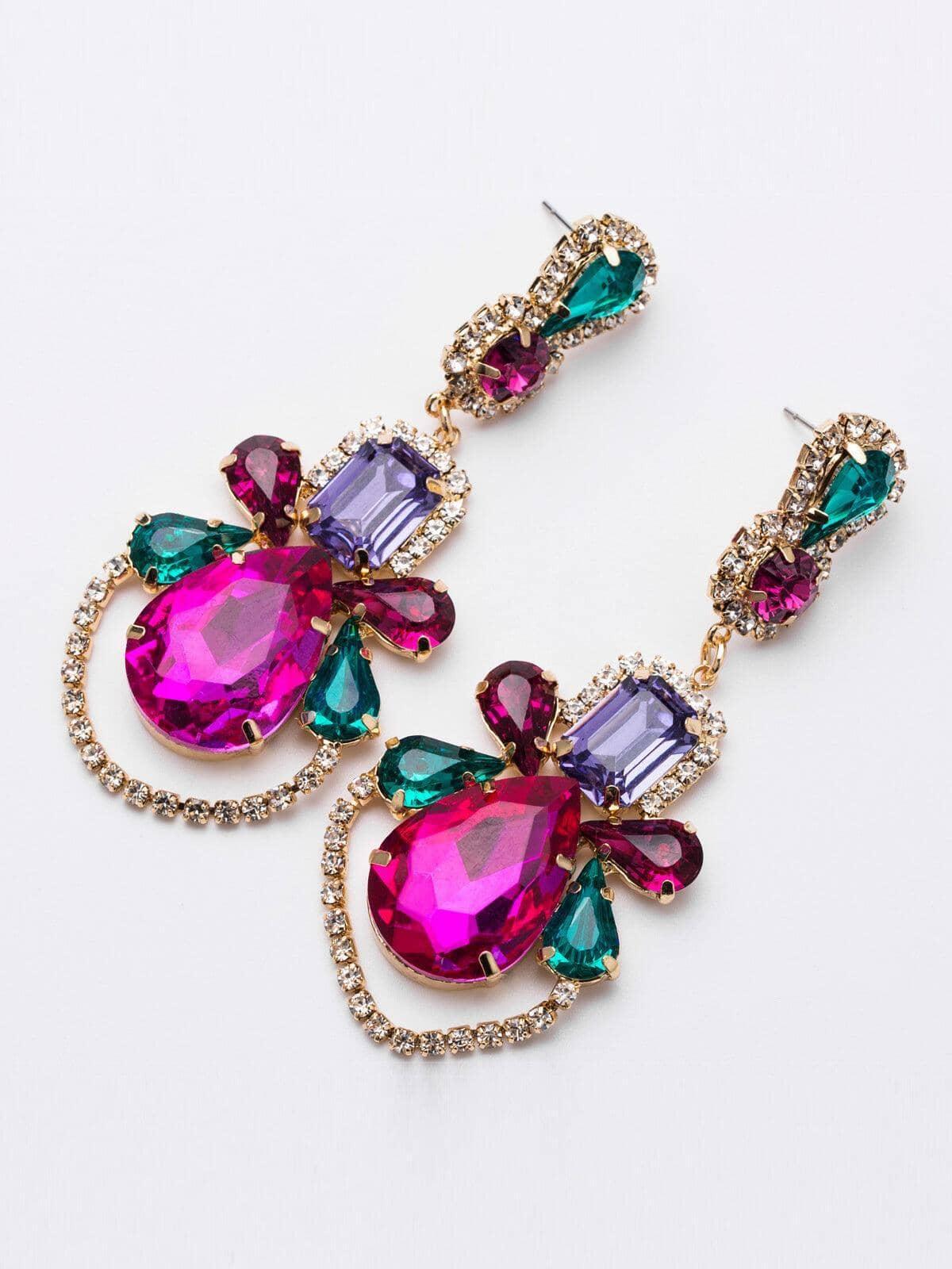 GEM DROP EARRINGS