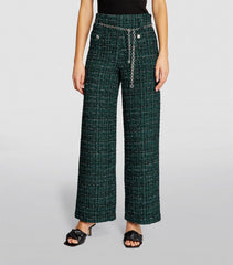 TWEED TAILORED TROUSERS