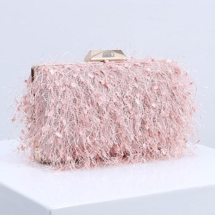 SQUARE TASSEL CLUTCH