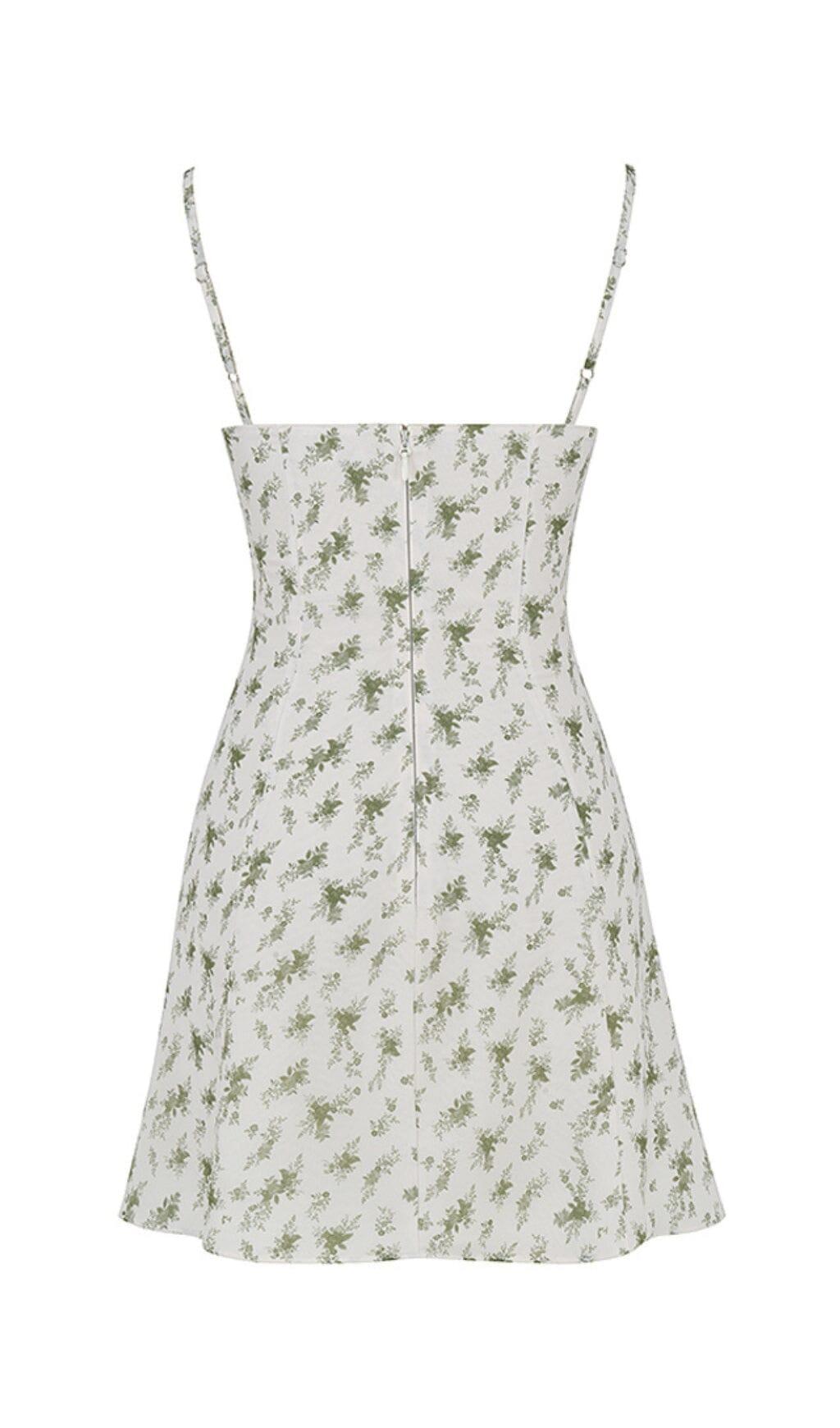 CHRISTIANA GARDEN PRINT MINI DRESS