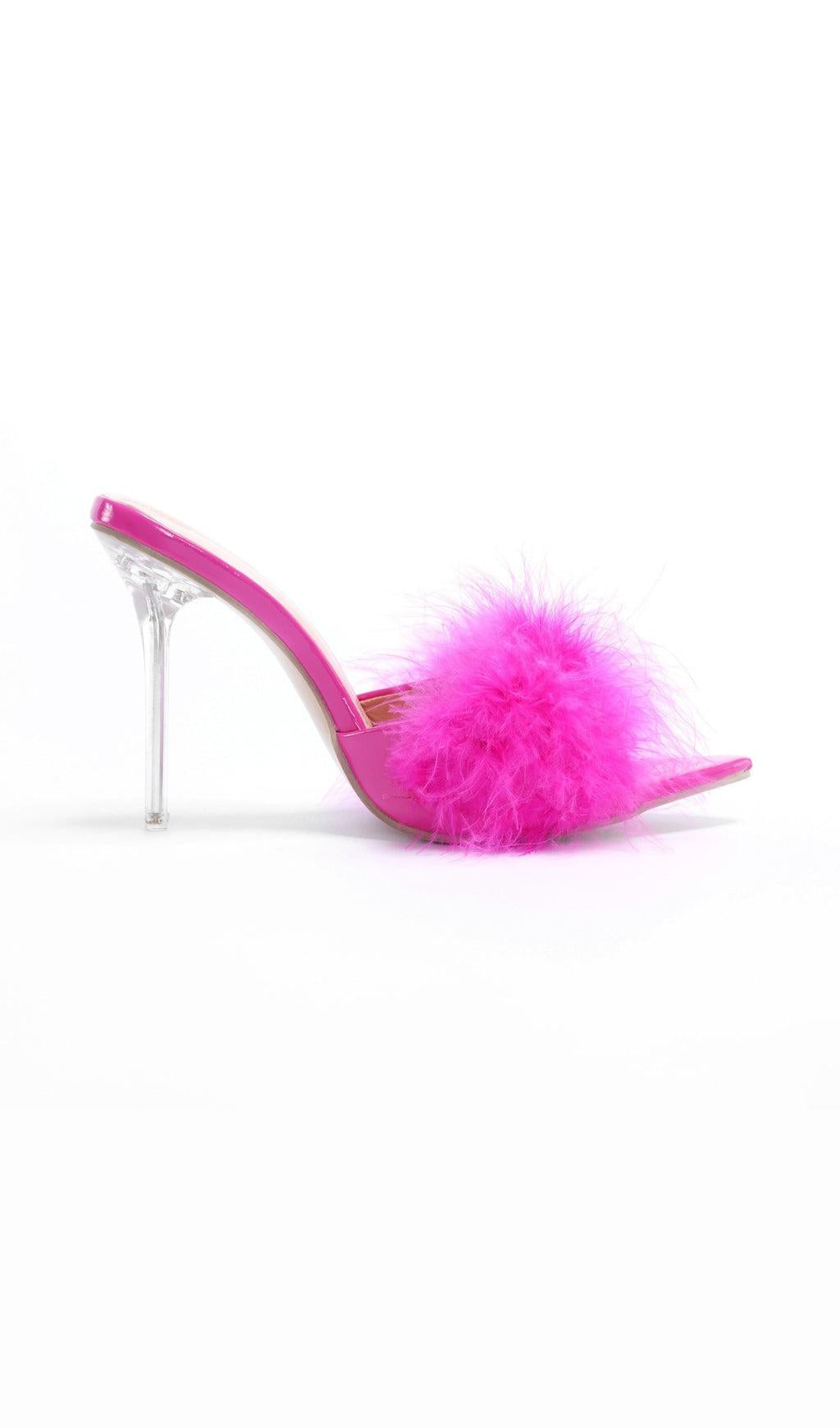 FEATHER POINTED TOE STILETTOS