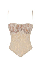 CREAM PAISLEY LACE TOP