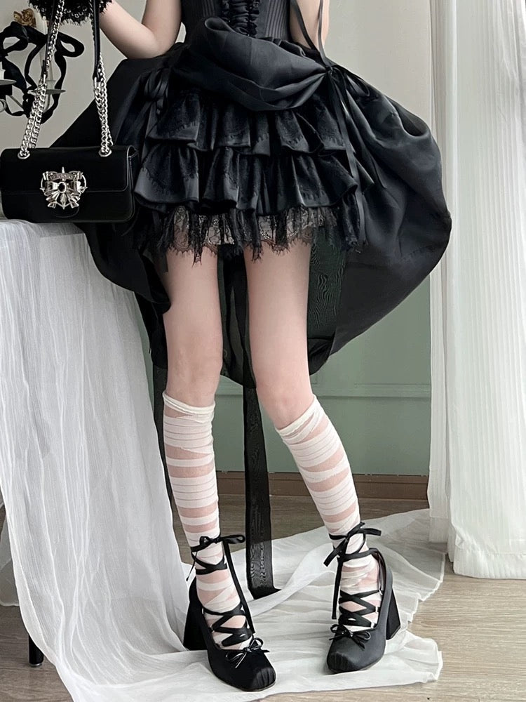 Chunky Heels Lolita Pumps
