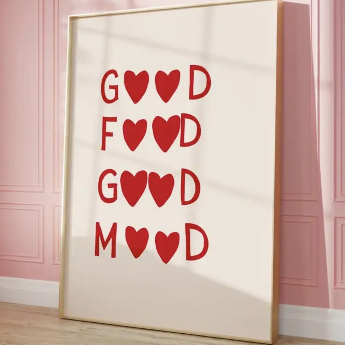 Heart Red Quote Poster