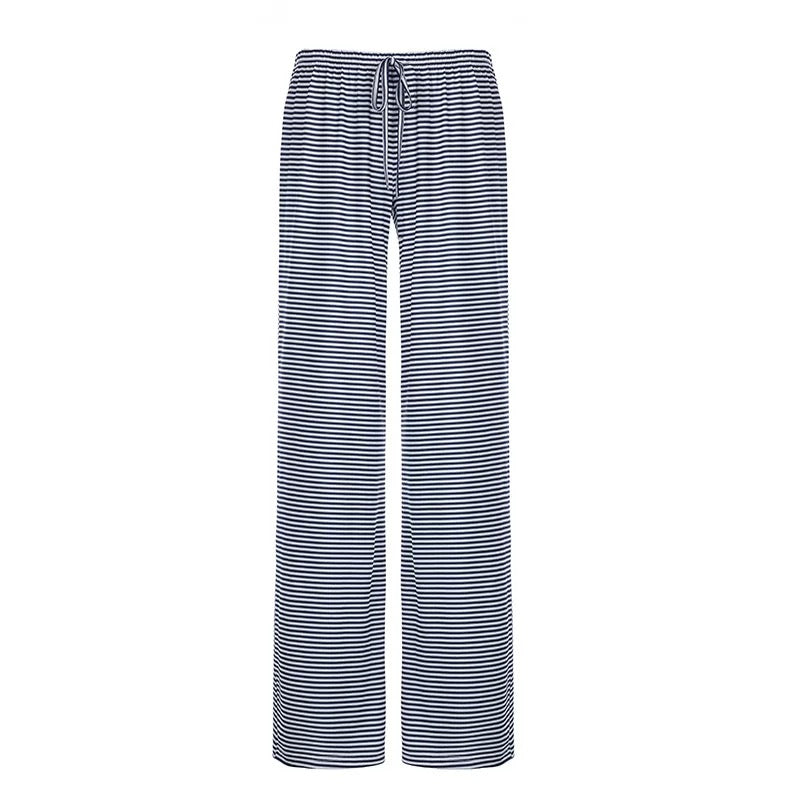 Blue Striped Pants