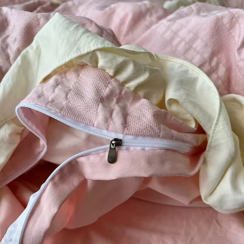 Korean Princess Ruffle Bedding Set