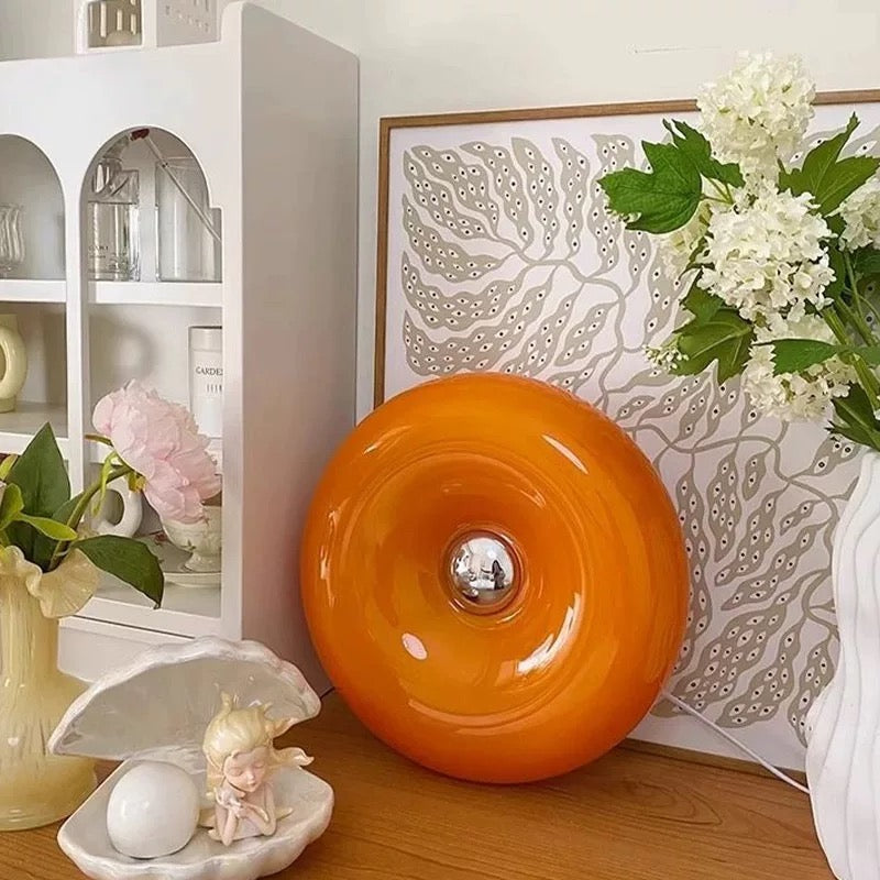 Vintage Donut Bauhaus Lamp