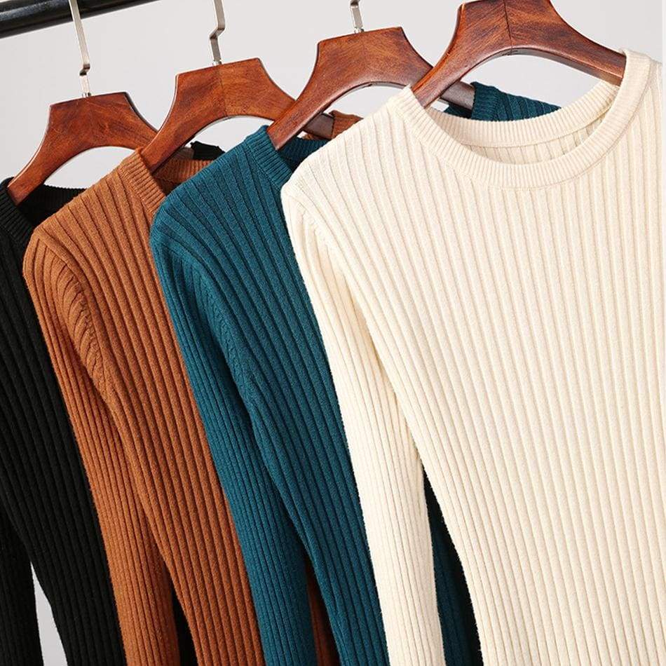 Long Knitted Sweater Dress for Casual Winter Sweater Dress