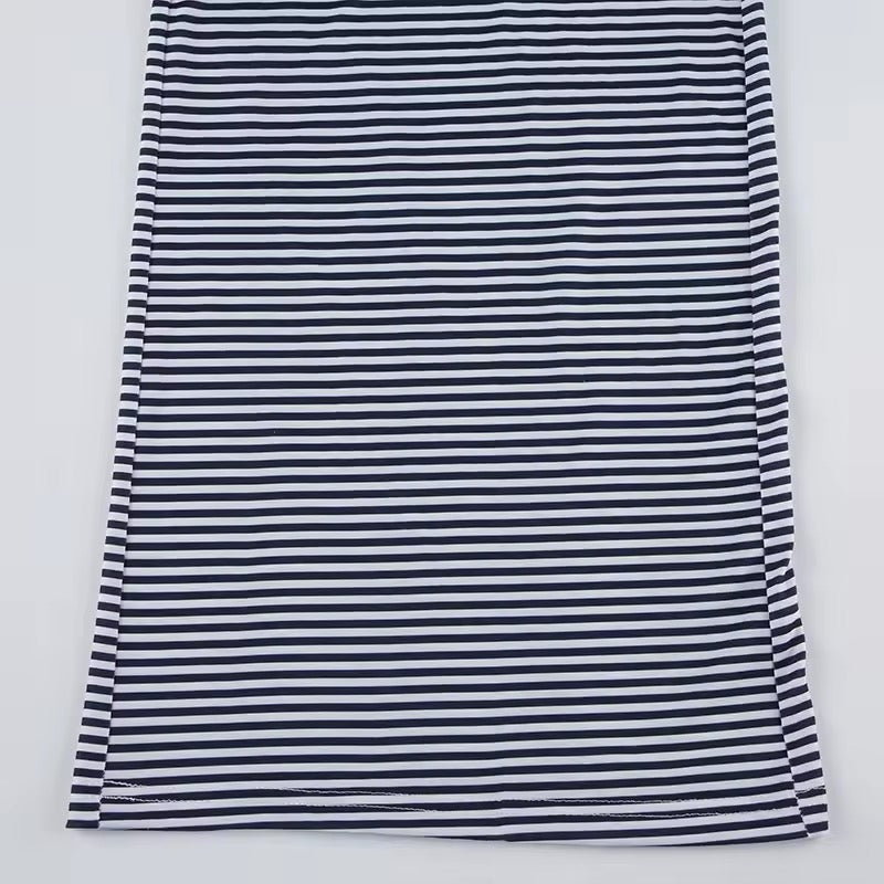Blue Striped Pants