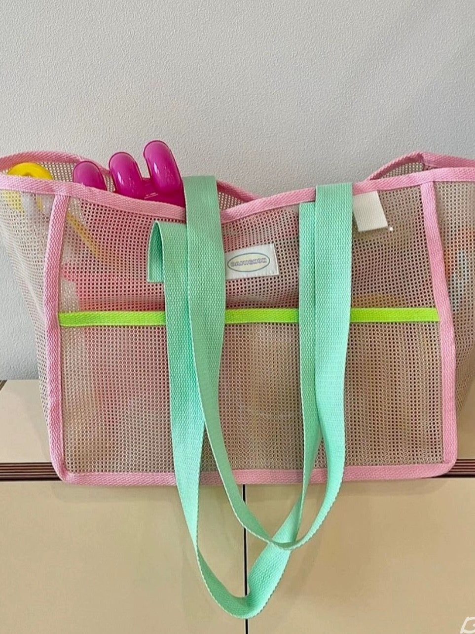 Pink Beach Bag