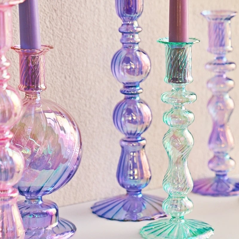 Purple Glass Vases