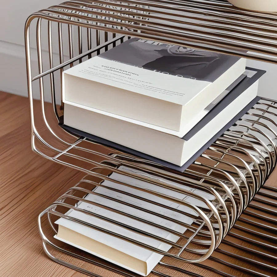 Modern Minimalist Metal Side Table
