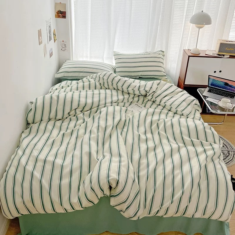 Nordic Stripe Bedding Set