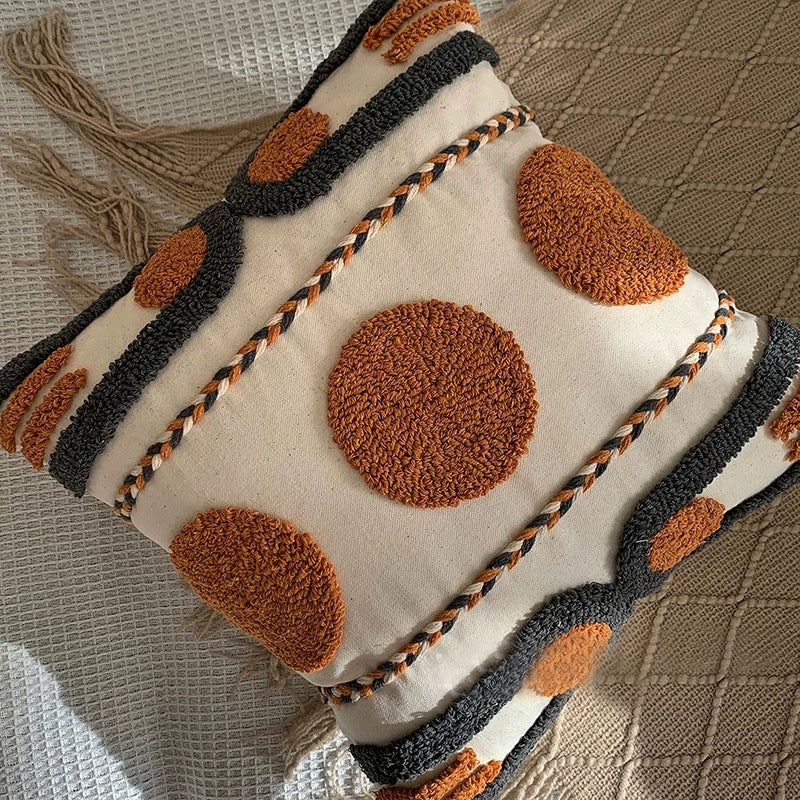 Boho Cozy Pillow Cover