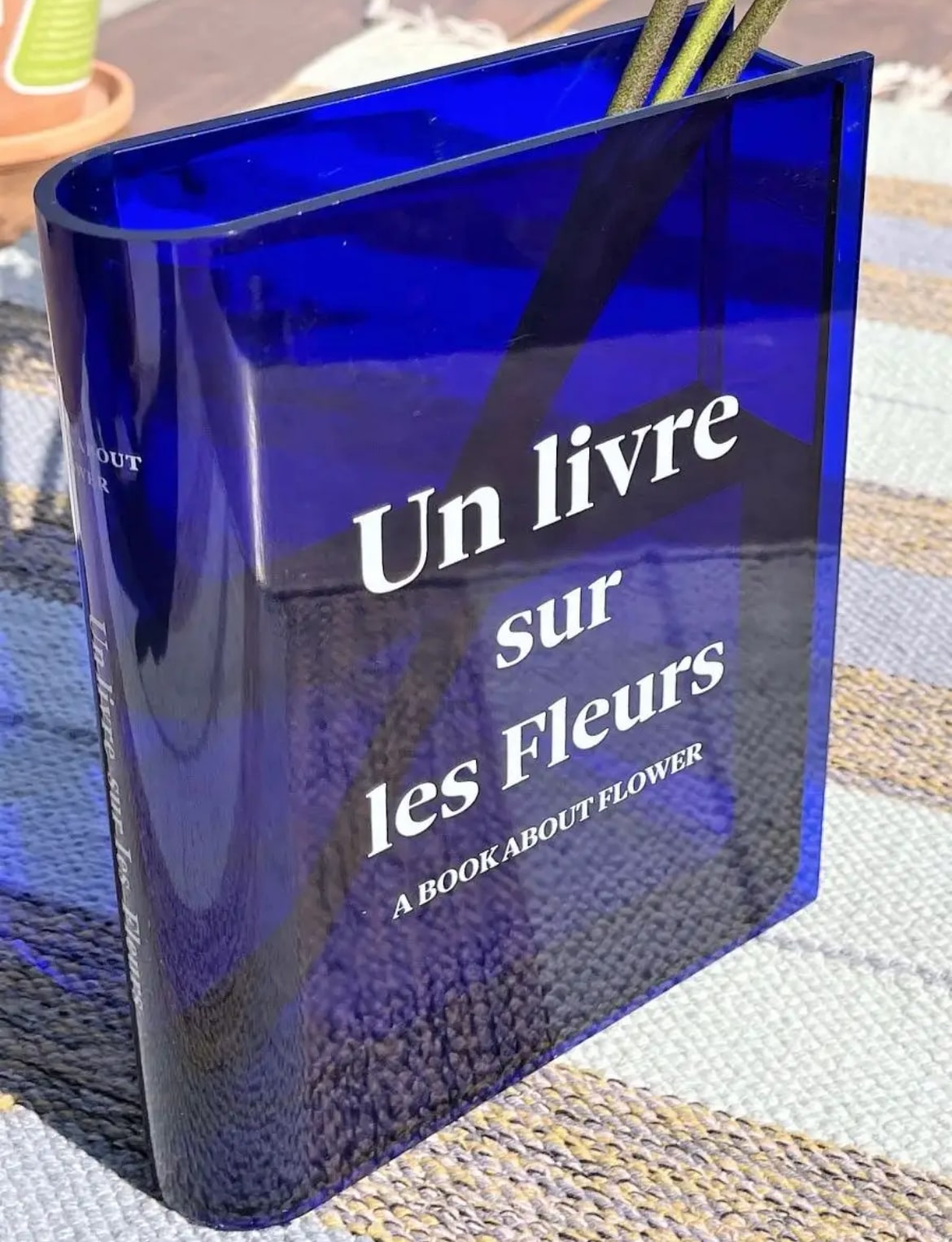 Translucent Book Vase