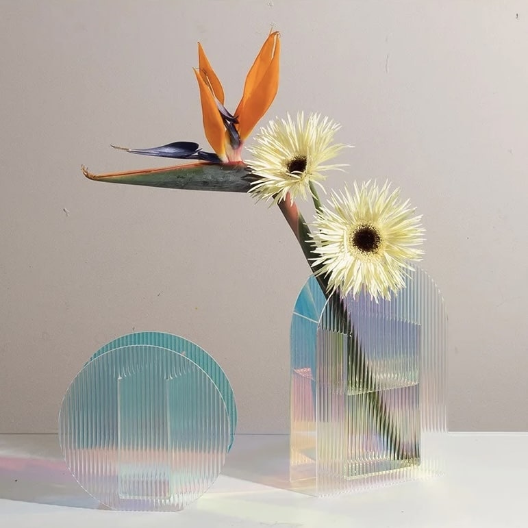Holographic Flower Vase