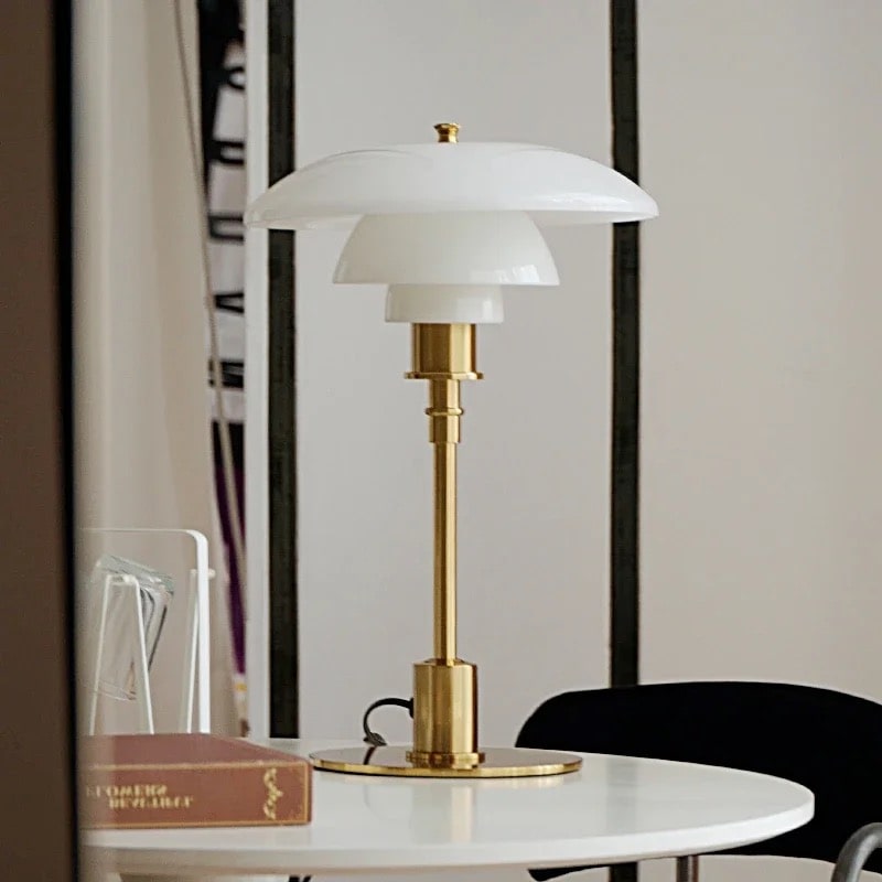 Bauhaus Orange Lamp