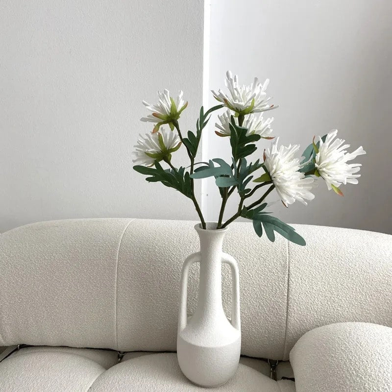 Milky White Vases