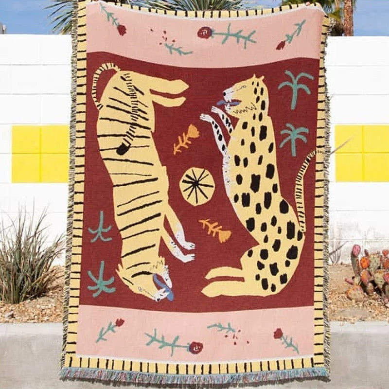 Boho Tiger Tapestry