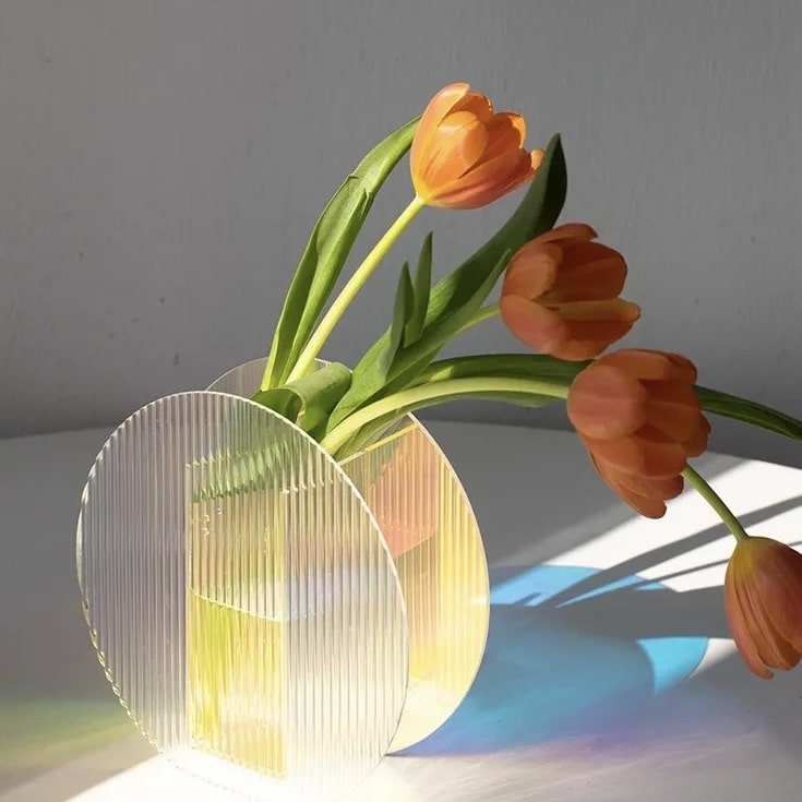 Holographic Flower Vase