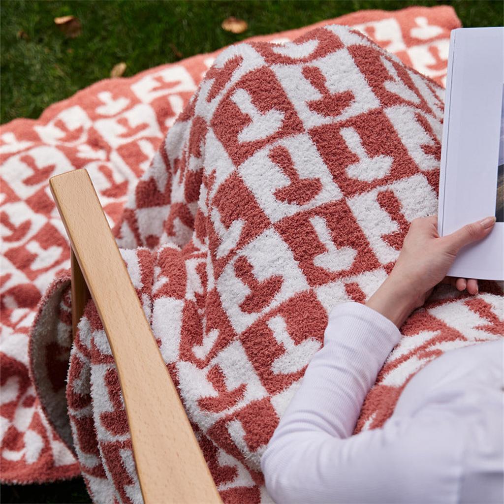 Mushroom Throw Blanket (Grey)