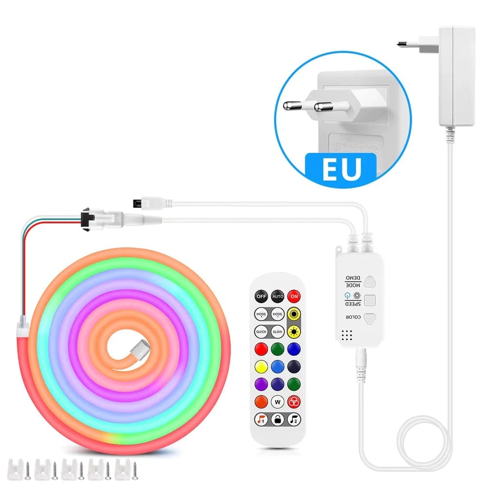Squiggle Neon LED Lights