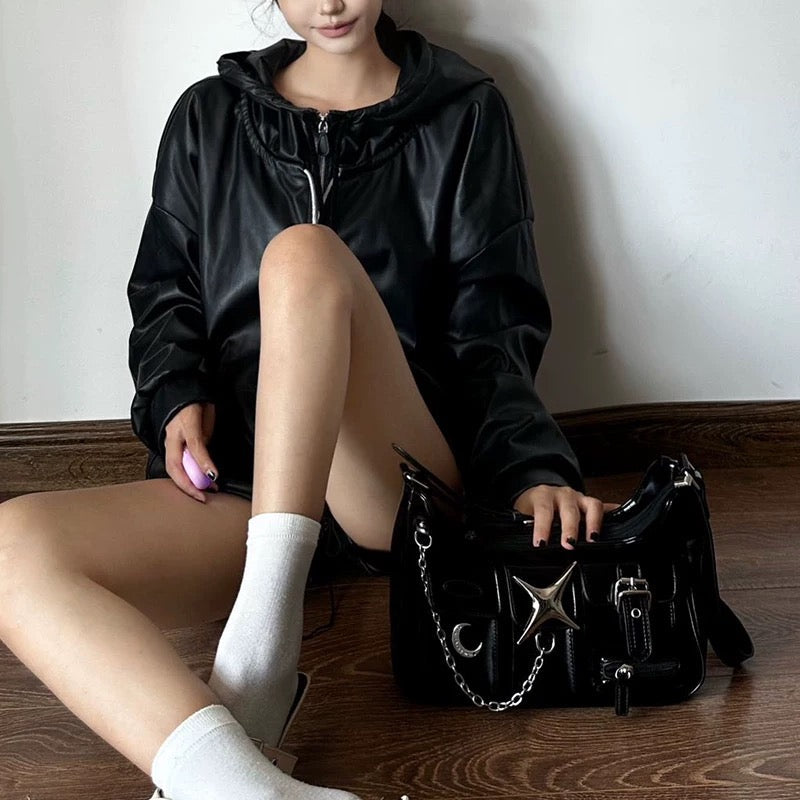 Y2K Gothic Shoulder Bag