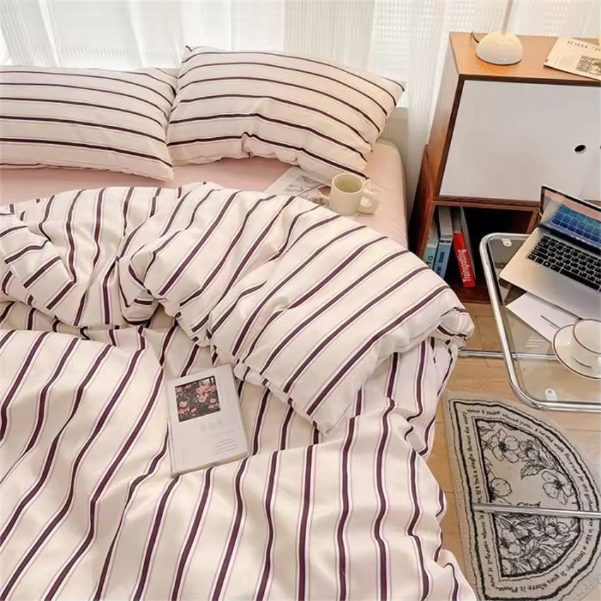Nordic Stripe Bedding Set