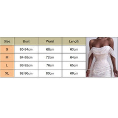 Off Shoulder Pleated White bodycon Dress Strapless Backless Shinny Dress Elegant Party Dresses Clothes