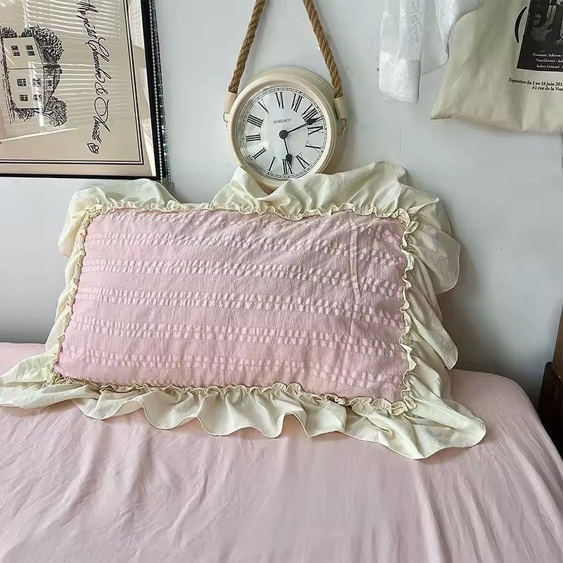 Korean Princess Ruffle Bedding Set