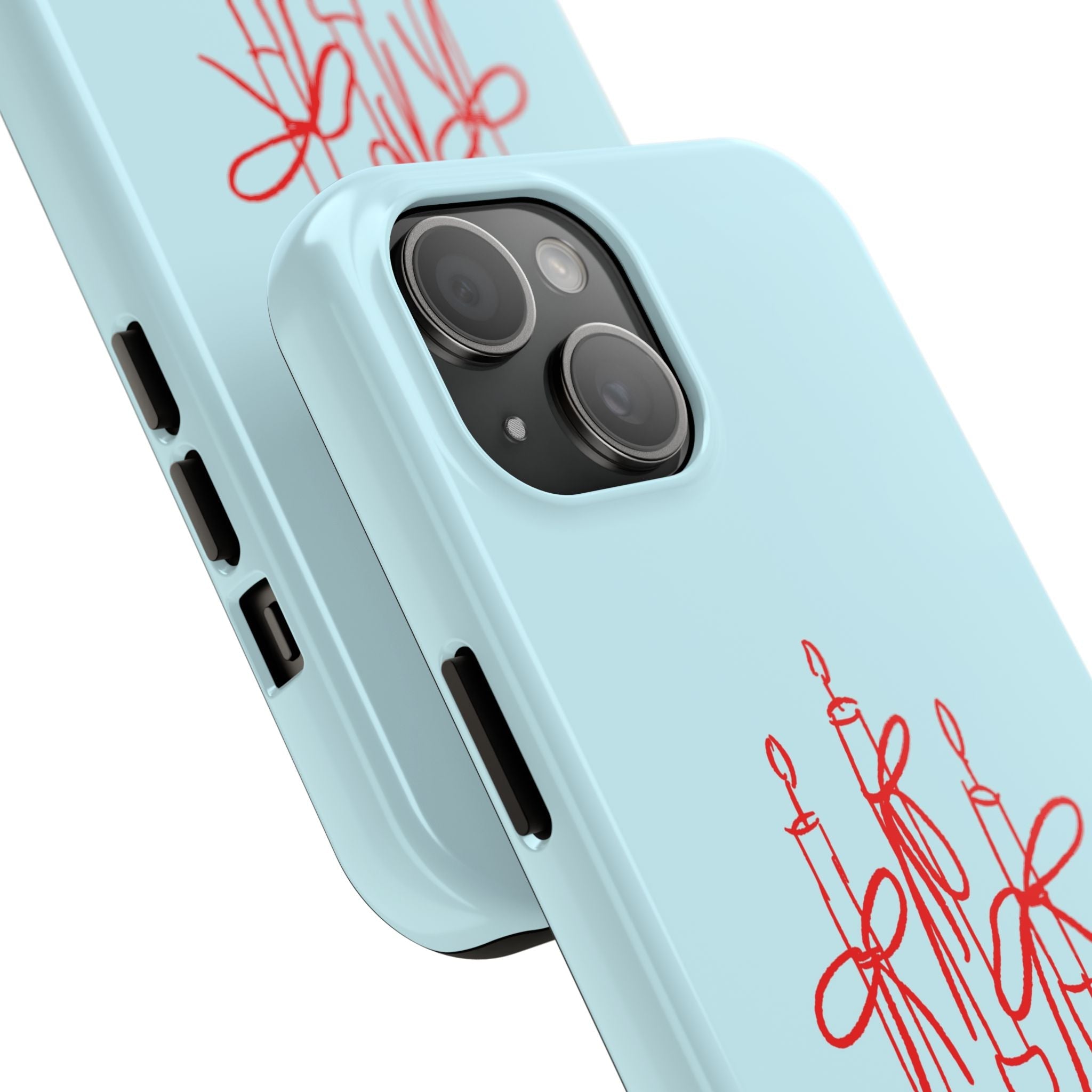 Blue Candle iPhone Case