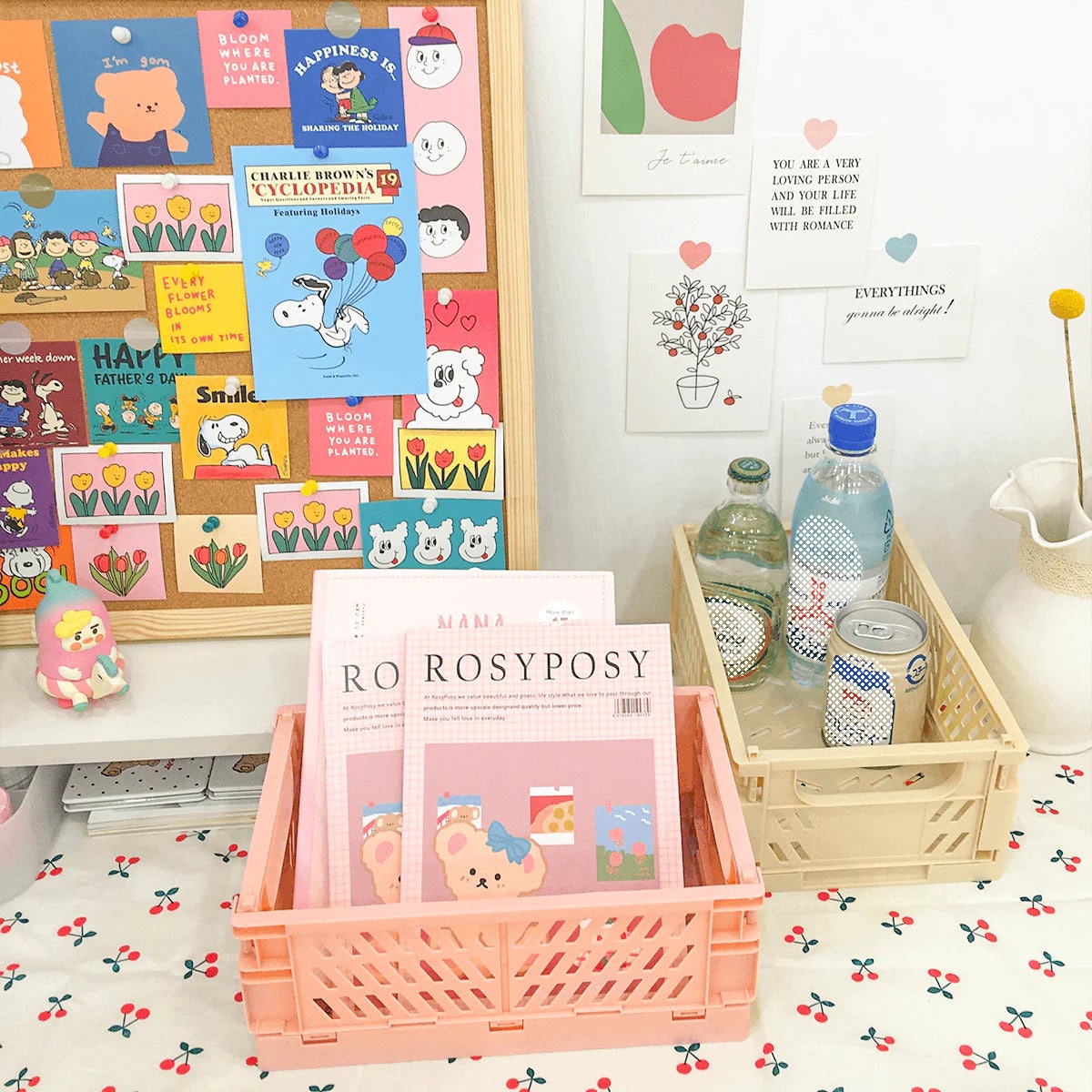 Pastel Storage Crates