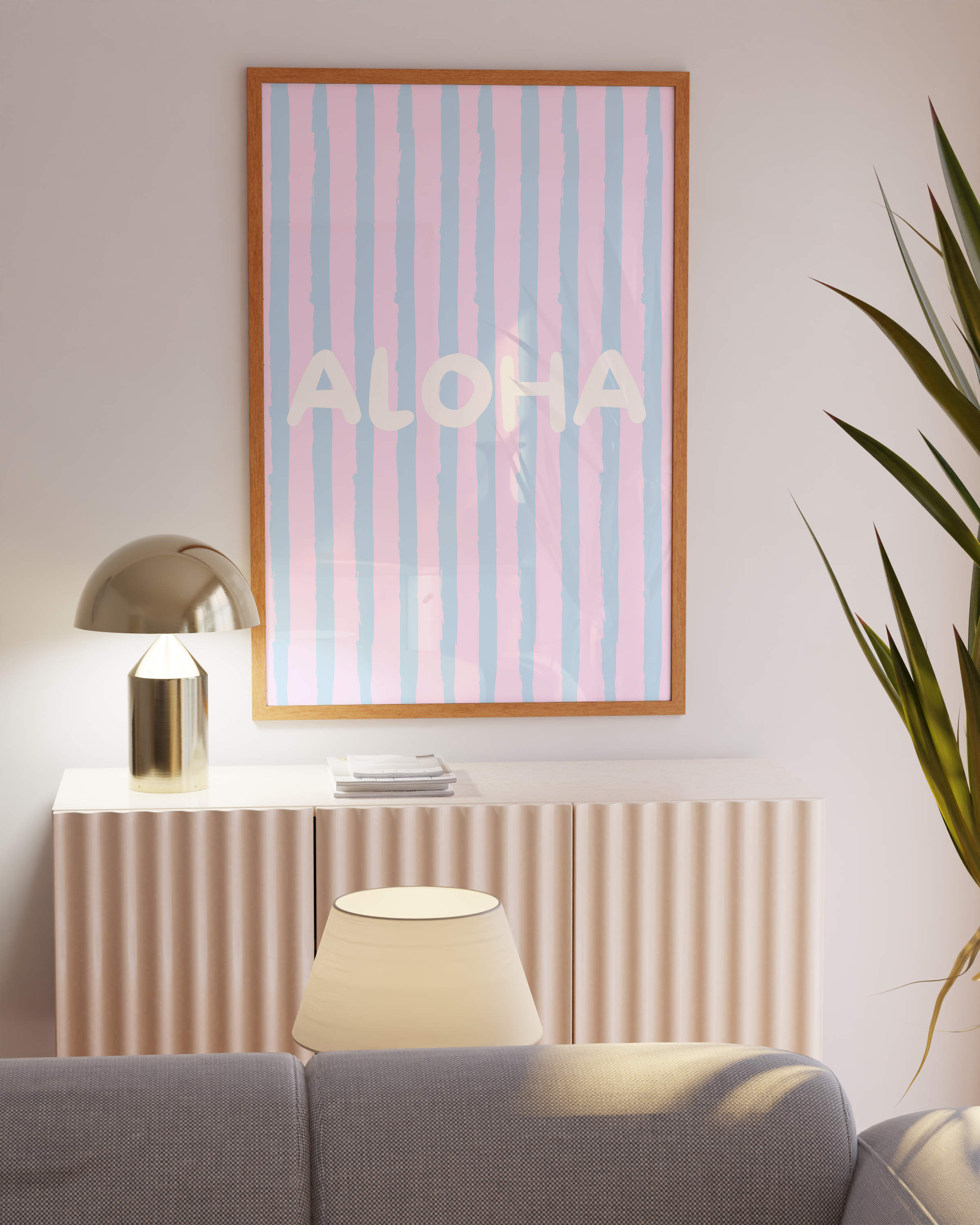 Coastal Girl Poster Set