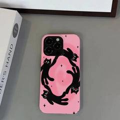 Dancing Cat iPhone Case
