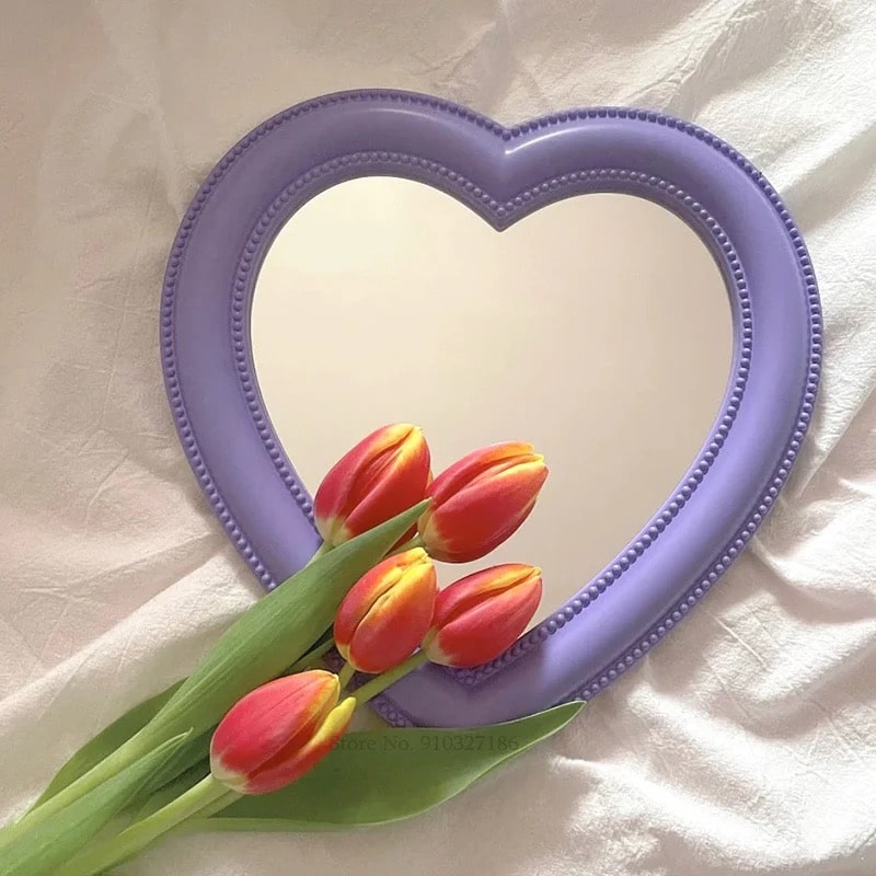 Pillow Heart Mirror