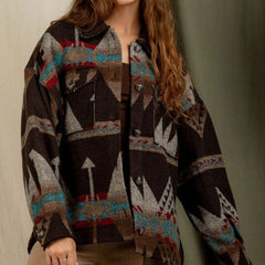 Mikaela Brown Aztec Jacket