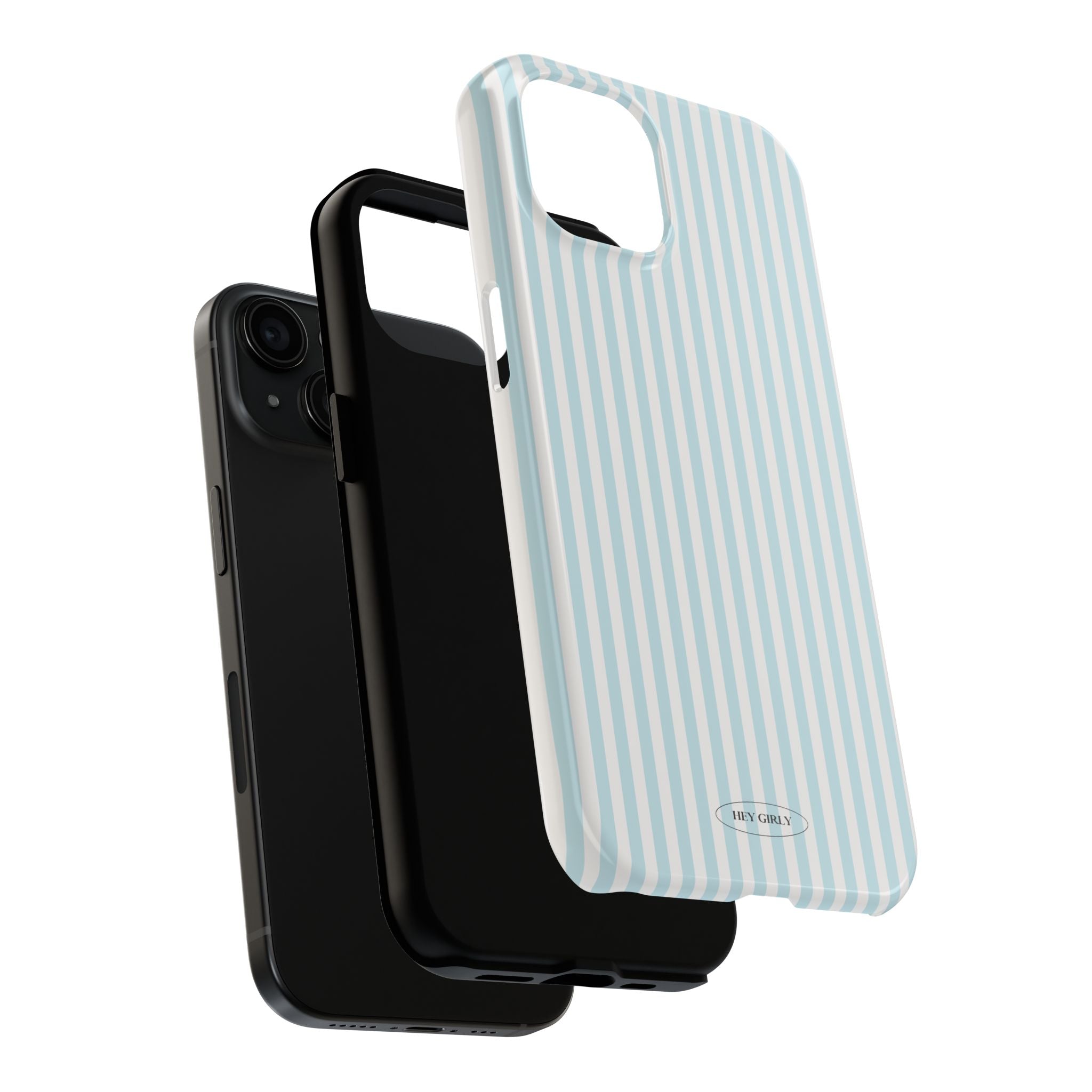 Blue Striped iPhone Case