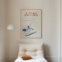 Retro Music Wall Art Poster