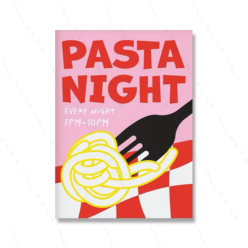 Colorful Food Poster