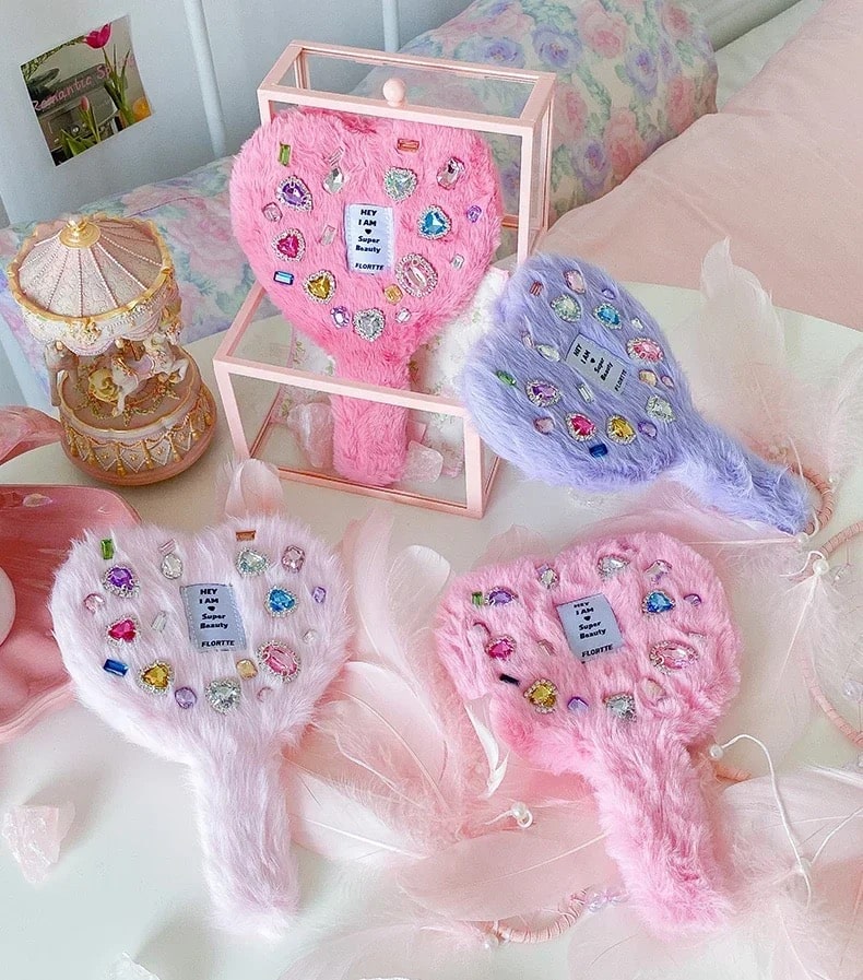 Plush Love Handle Mirror