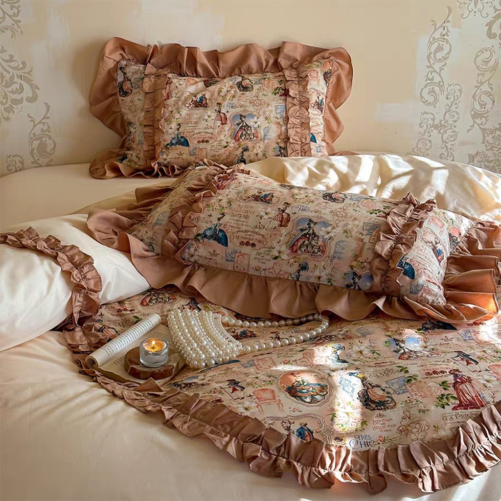 Princess Oil Painting Bedding Set