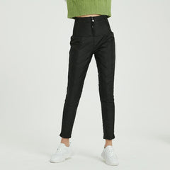 Warm High Waist Long Pants