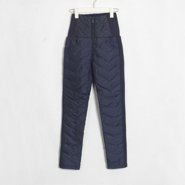 Warm High Waist Long Pants