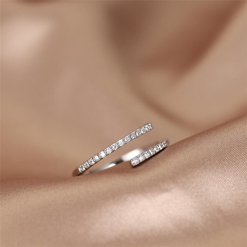 925 Sterling Silver Female Resizable Opening Rings