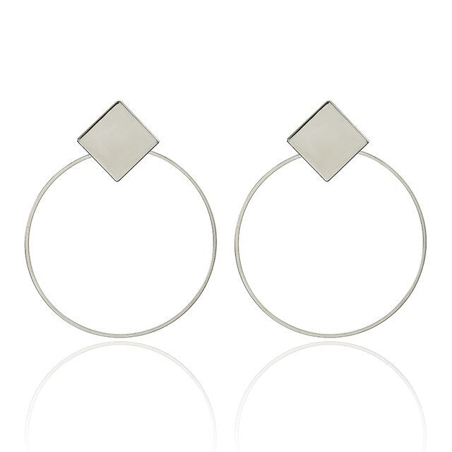 Fashion Metal Elegant Hoop Earring
