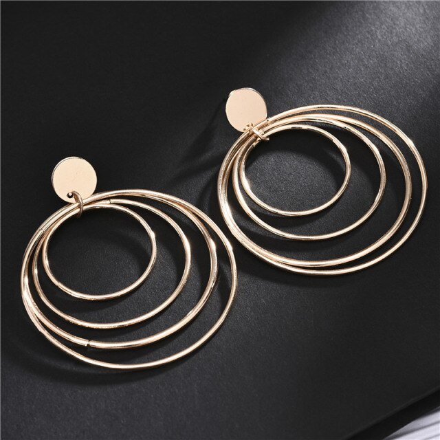 Fashion Metal Elegant Hoop Earring