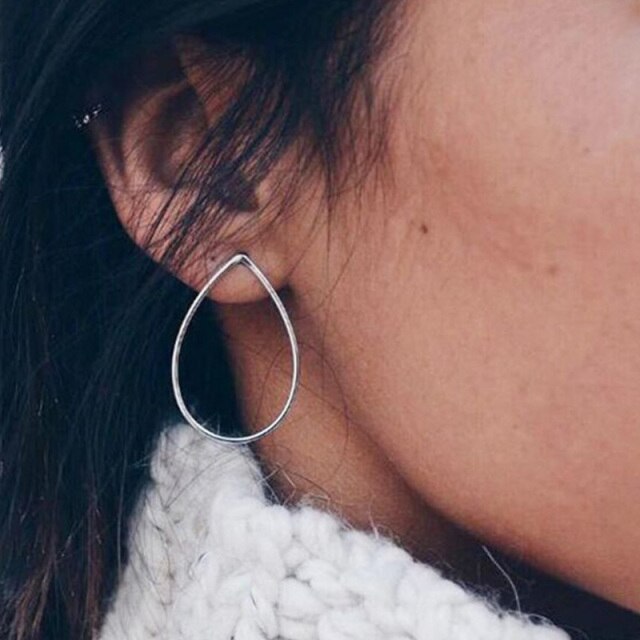 Fashion Metal Elegant Hoop Earring