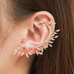Not Piercing Crystal Rhinestone Ear Cuff Earrings