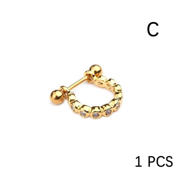 Stainless Steel Ear Piercing Barbell Earring