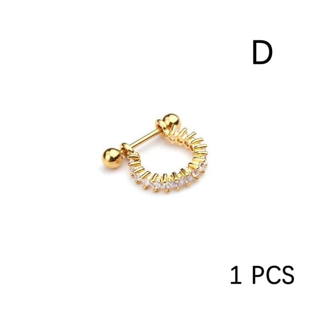 Stainless Steel Ear Piercing Barbell Earring
